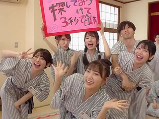 Japanese Students' Ejaculation Celebration after a Successful Orgy!