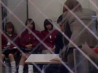 Japanese Dick Sighting Sends Nippon Schoolgirls Wild with Desire for XXX Toying